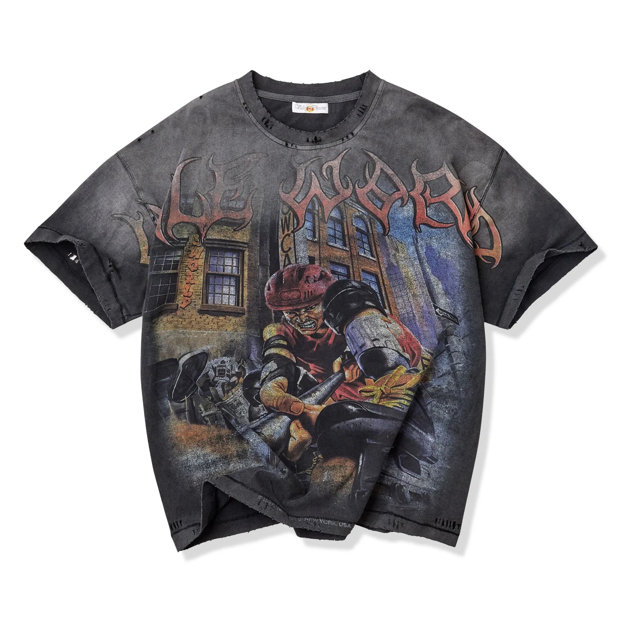 Front View of Vale Forever F*ck You Black T-Shirt